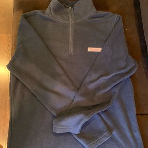 Mens Small Vineyard Vines Blue Quarter Zip